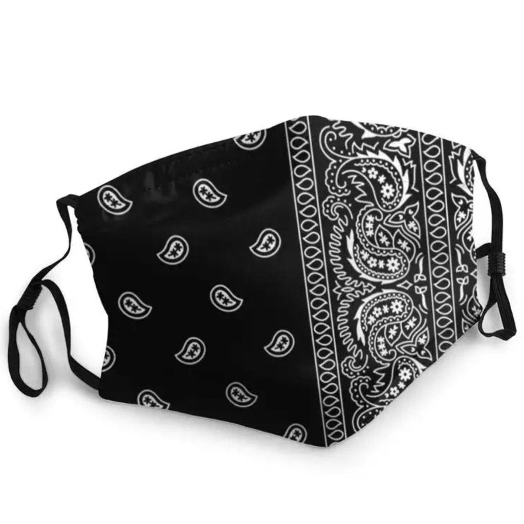 Bandana Face Mask Black