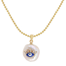 Load image into Gallery viewer, La Bella Blue Eye Pendent
