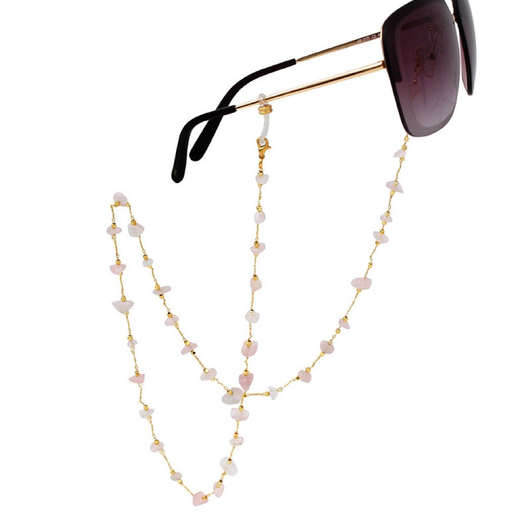 The Rose Jade Eyeglass Chain