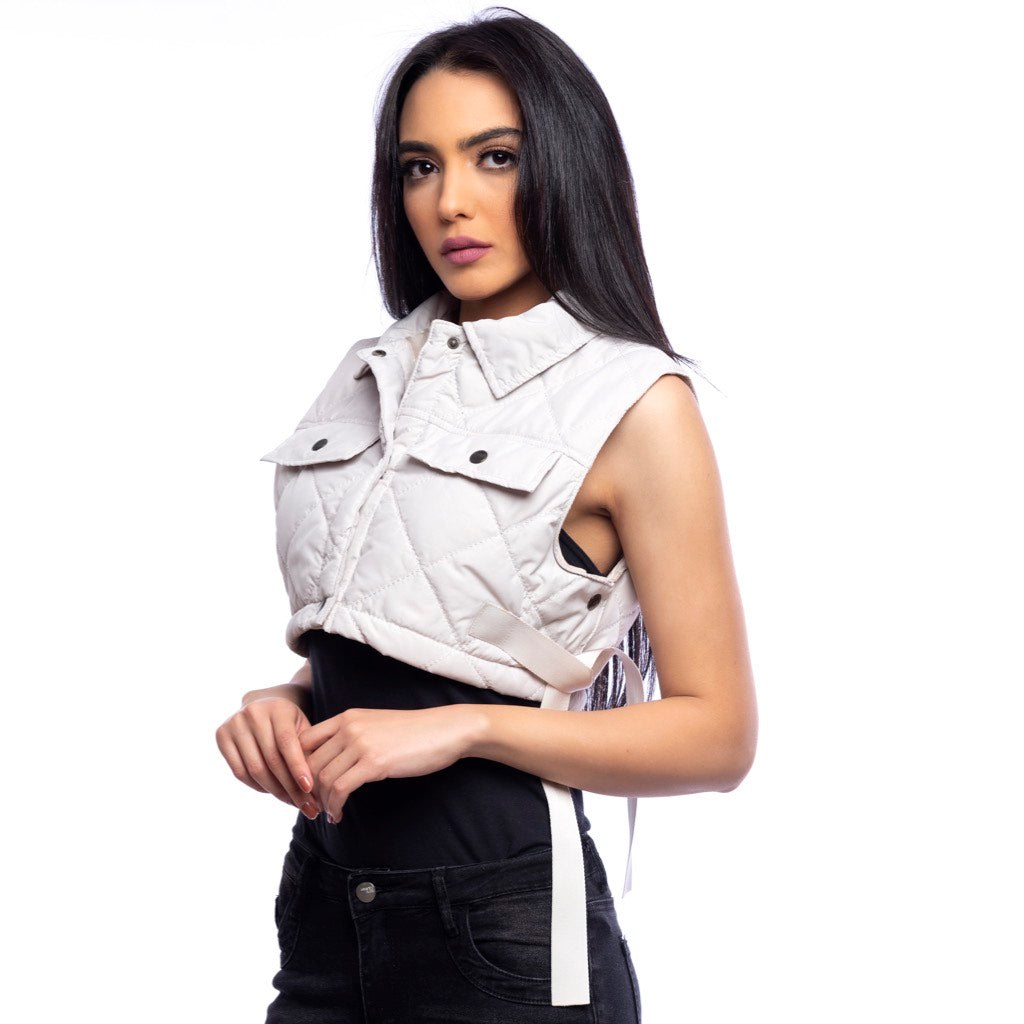 The Marbella Cropped Vest