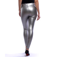 Load image into Gallery viewer, The Latex Leggings In Silver
