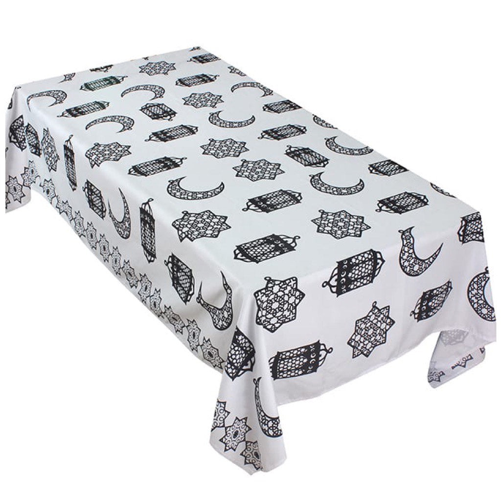 The Black Quora Rectangular Table Cloth