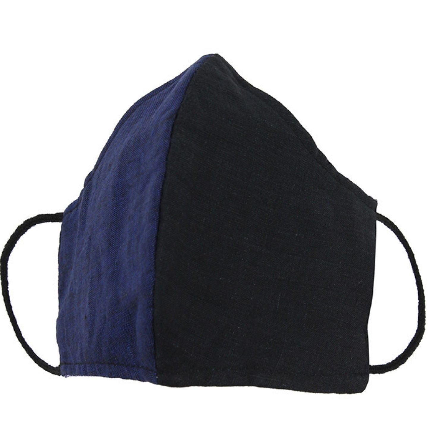 The Blue / Black Denim Face Mask