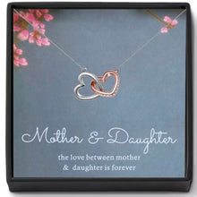 Load image into Gallery viewer, The Mother &amp; Daughter Intertwined Heart In A Box
