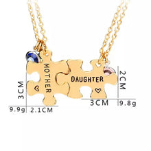 Load image into Gallery viewer, The Mother &amp; Daughter Puzzle Pendant
