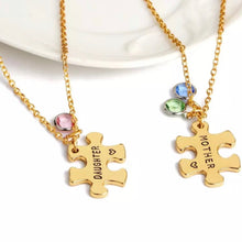 Load image into Gallery viewer, The Mother &amp; Daughter Puzzle Pendant
