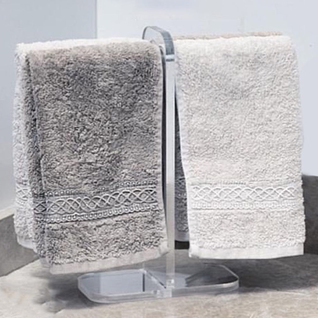 The Plexiglass Guest Towel Holder