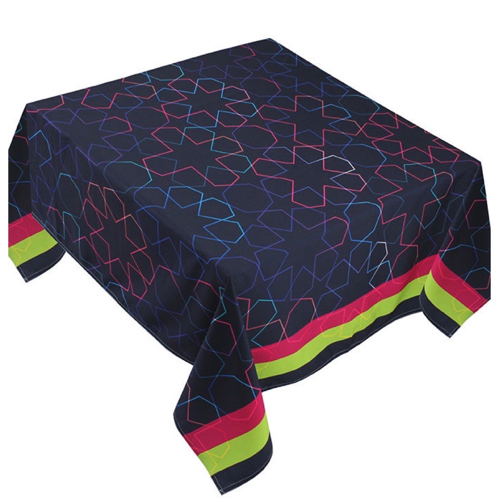 The Glow Star Square Table Cloth