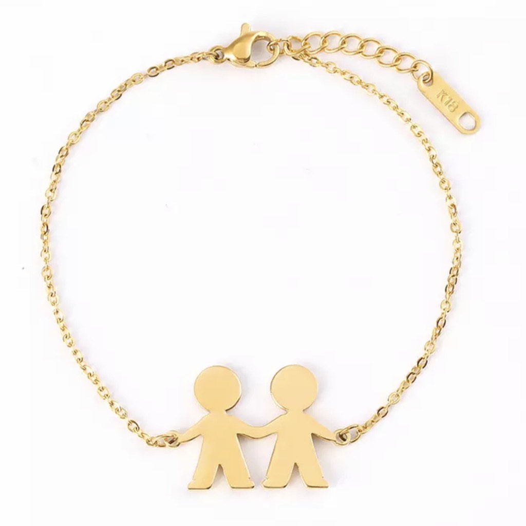 Mother Of Two Boys Bracelet