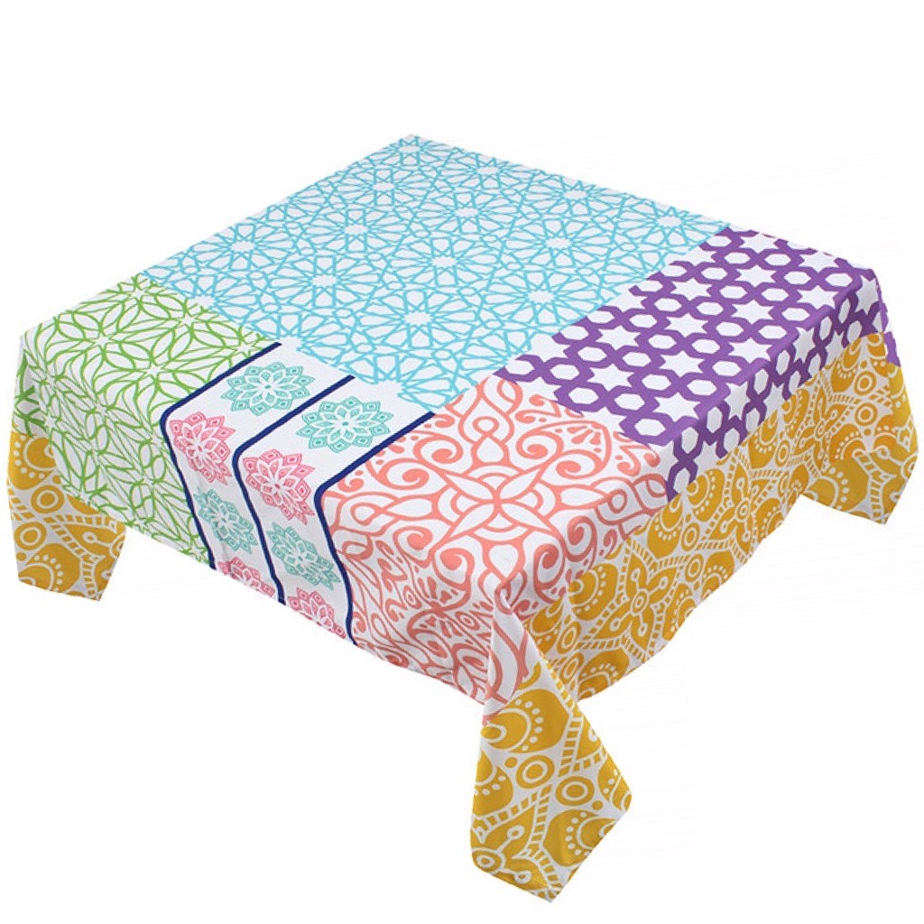 The Arabian Patchwork Square Table Cloth