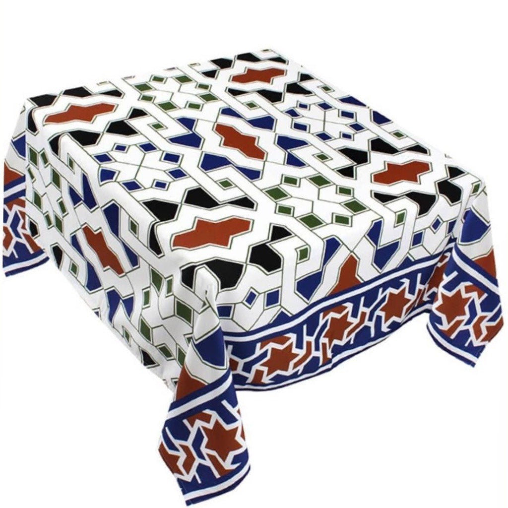 The Oriental Hexagons Squared Table Cloth