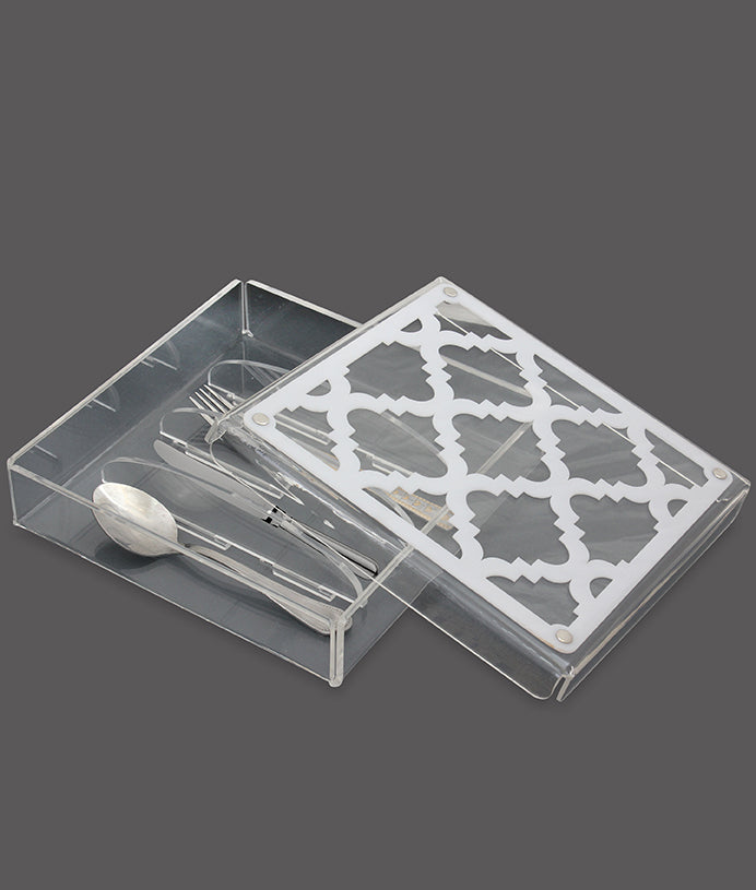 The White Moroccan Collection: The Cutlery Box