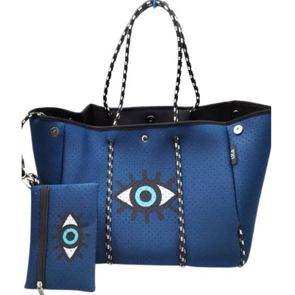 The Oversized Tote Collection: The Evil Eye In Navy