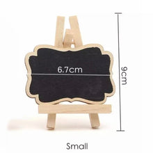 Load image into Gallery viewer, The Mini Chalkboard Buffet Announcement Set Of Five
