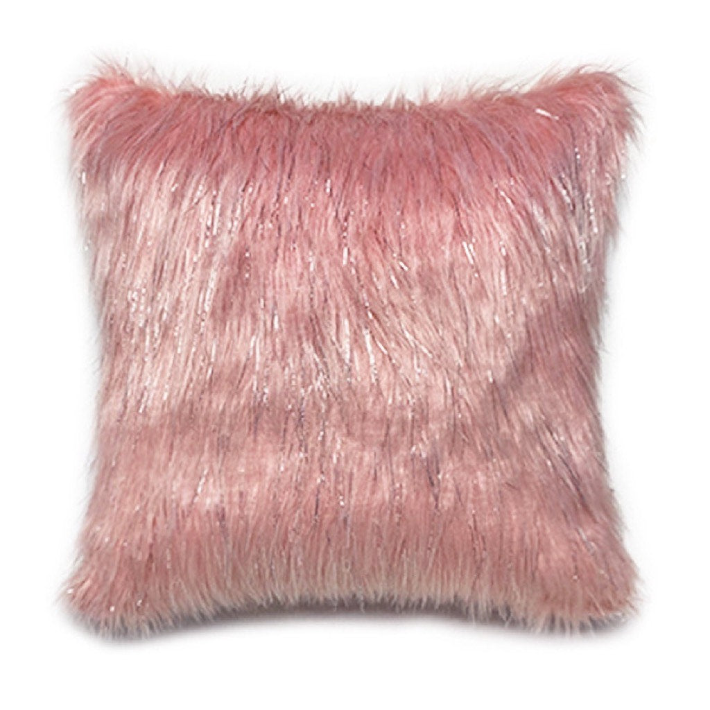 The Fur Cushion In Pink