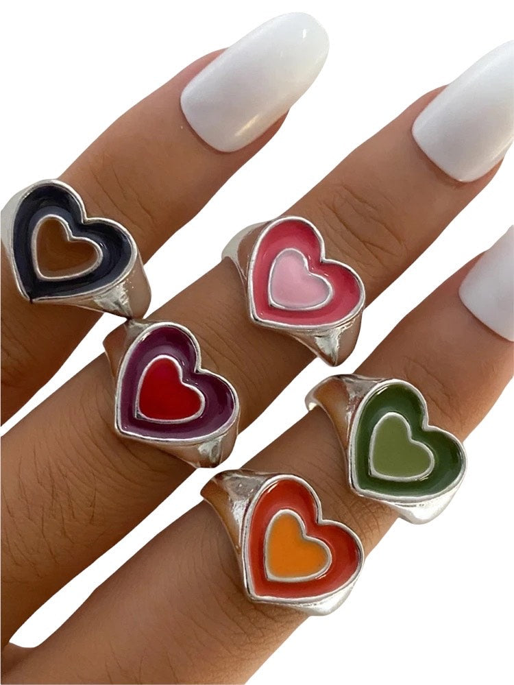 Swirl Heart Ring