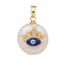 Load image into Gallery viewer, La Bella Blue Eye Pendent
